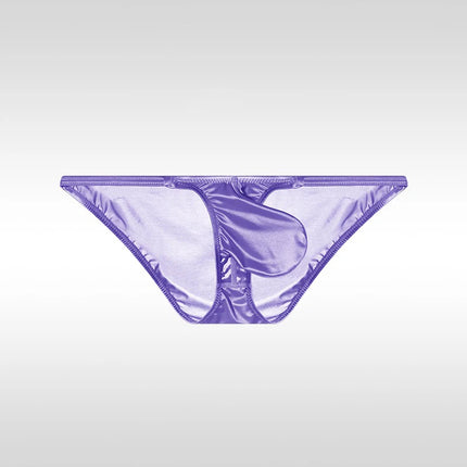 Japanese Men's Underwear Upturned Style Narrow Side Triangle Panties Low Waist Sexy Tight Half Wrap Buttocks Briefs