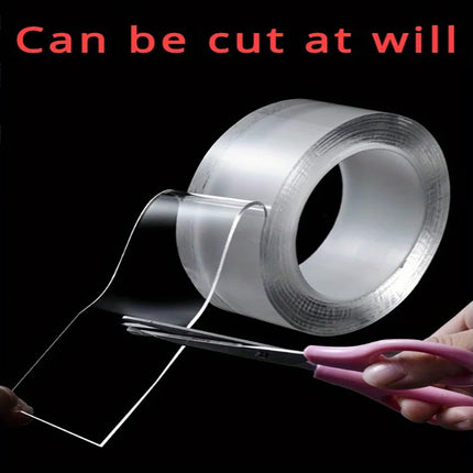 Kitchen Transparent Double Sided Tape Bathroom Waterproof Reusable Self Adhesive Nano Tapes Home Decoration Washable Super Tapes