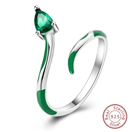 Adjustable Rings 925 Sterling Silver Mermaid Wing Dragon Sunflower Tulip Open Rings For Women Female Original Engagement Jewelry