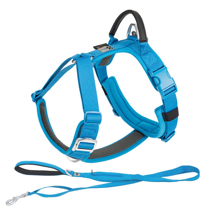 SMALL COMBINATION Large Dog Collar Harness and Leash Sets No-Pull Reflective Medium Dog Chest Vest Pet German Shepherd Training