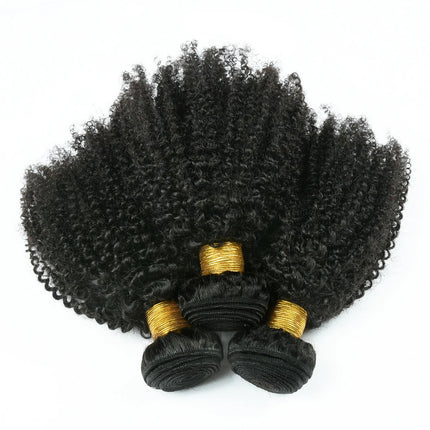 1/3 Afro Kinky Curly Bundles Brazilian Afro Kinky Human Hair Bundles Deal 8-28" Hair Extensions Curly Human Hair Weave For Women