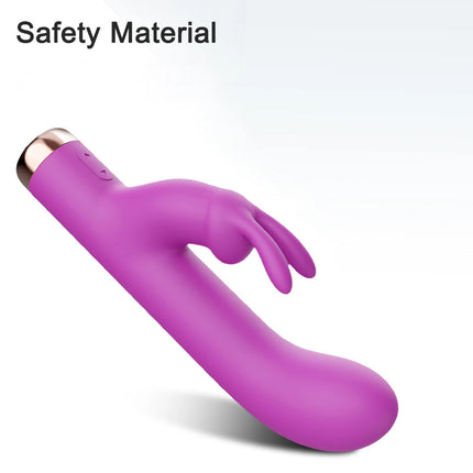 Rabbit Vibrator Women Panties Vibrator G-Spot Vagina Clitoris Dual Vibration Stimulator Female Masturbator Sex Toy for Women 18+