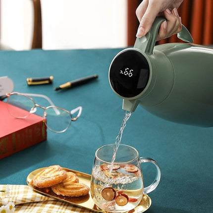 Large Capacity Thermos Kettle Thermal coffee Kettle Hot Water Bottle Coffee Thermal Bottle Large Capacity Glass Liner