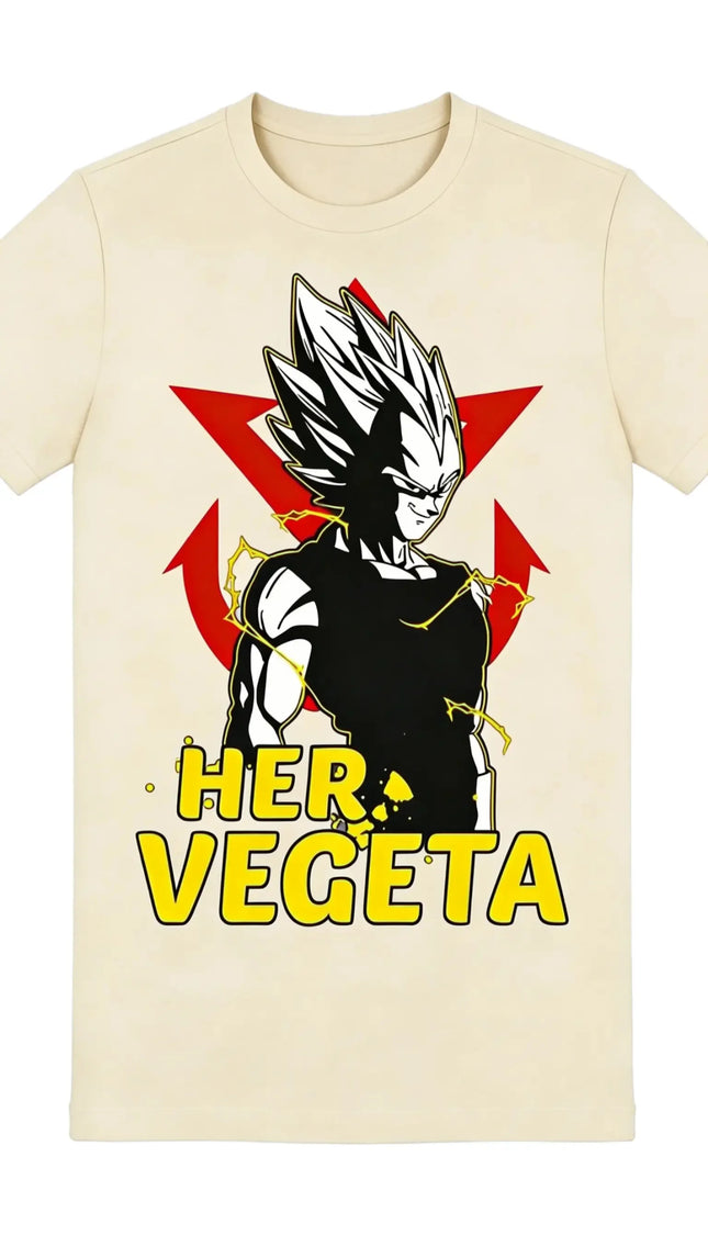 2026 Summer Dragon Ball Retro Anime T-Shirt Couple Outfit Vegeta Bulma Casual Loose Sports Tee Her Vegeta His Bulma Y2K Style