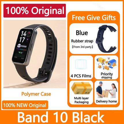 2025 New Original Huawei Band 10 Smartwatch,Compatible with IOS & Android,Sleep Tracking,Health monitor,14 days battery life,