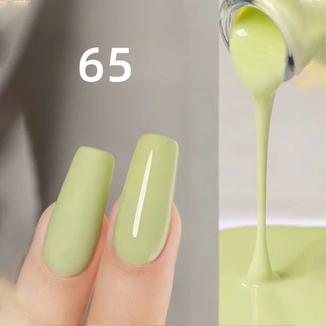 Gel Polish Nail Art Spring/Summer New Collection Avocado Green Nail Polish Manicure Products Uv Permanent Seedling Varnish