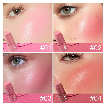New Highlight For Face Waterproof Soft Cream Texture Bronzer Contour Stick Face Blusher For Cheek Beauty Makeup Cosmetics