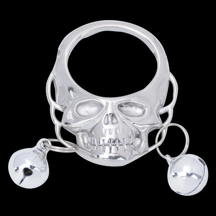 LUUK Skull Nipple Chain Clamps Clips Stainless Steel Adjustable Pressure with Chain Sex Toys for Women