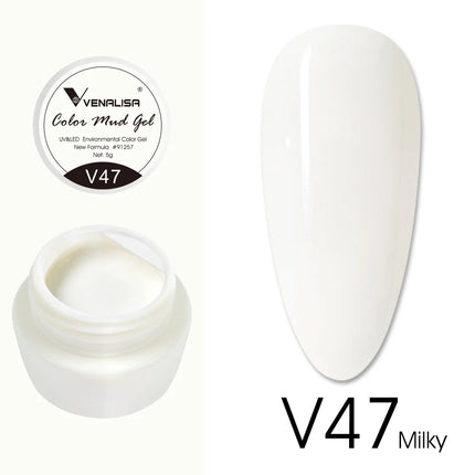 VENALISA Color Mud Gel Pure DIY Nail Art Design UV Gel Polish Professional Manicure Varnishes for Quality Artistry