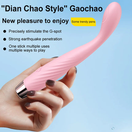 Powerful G-Spot Finger Vibrator Female Thrusting Vagina Massager Dildo Clitoris Stimulator Masturbation Adult Sex Toys for Women
