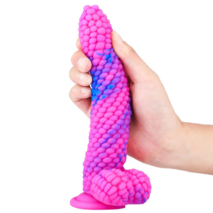 Particles Stimulate Corn Butt Plug Soft Dildo Suction Cup Sex Toys Sexuales Adult Anal Plug Erotic For Women Men Masturbator