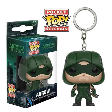 FUNKO Captain America Inro Man Deadpool Spider Man Thanos Thor Keychain Toys Vinyl Doll Collectible Toy Figures Best Kid Gift