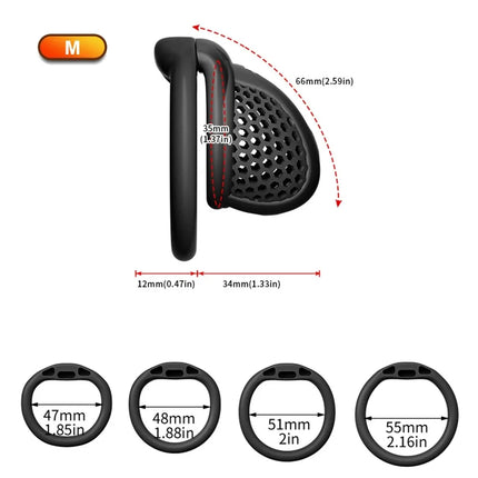 ABS Male Chastity Cage Lock Rings Penis Lock Catheter Plug BDSM Erotic Urethral Lock Bondage Adult Sex Toys Sexy Accessories Hot