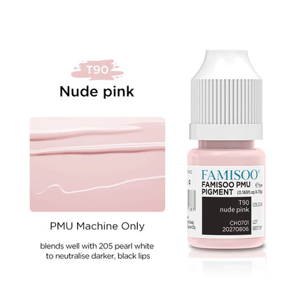 FAMISOO 5ml Lip Ink Permanent Makeup Pigments Eyebrows Henna Semi Permanent Microblading Latest Tattoo Paint Ink