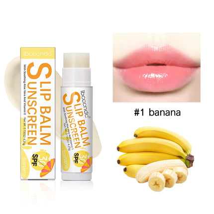 Sunscreen Lip Balm SPF30 UV Protection Moisturizing Hydrating Lip Balm Moisturizes Repairs Chapped Lips Lipstick Lip Care Makeup