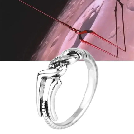 Anime Spear Of Longinus Ring Vintage Unisex Adjustable Opening Cosplay Rings Party Jewelry Accessories Gifts