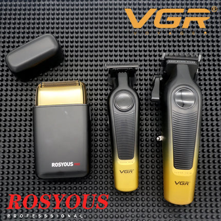 Barber Professional Hair Cutting Machine for Men Professional Kit DLC Blade 10000RPM VGR V-196 V-996 ROSYOUS RS-620