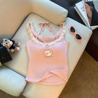 Average size [37.50kg-60.00kg]] / Pink [high quality-with chest pad]]