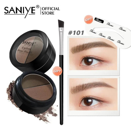 Lazy Eyebrow Powder Palette Kit 3D Thrush Natural Eyebrow Enhancers High Color Rendering Waterproof Lasting Eyes Makeup Cosmetic