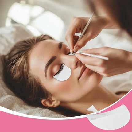 200/50pcs Eyeshadow Stencils Eyeliner Aider Sticker Cosmetics Eye Eyelash Extension Cotton Patch Sticker For Removing Eyelashes