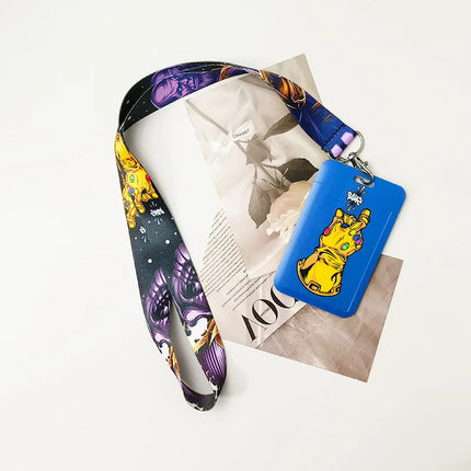 American Anime Credential Holder Movie Lanyards for Key Neck Strap Card Badge Gym Keychain Keyring Accessories Gifts