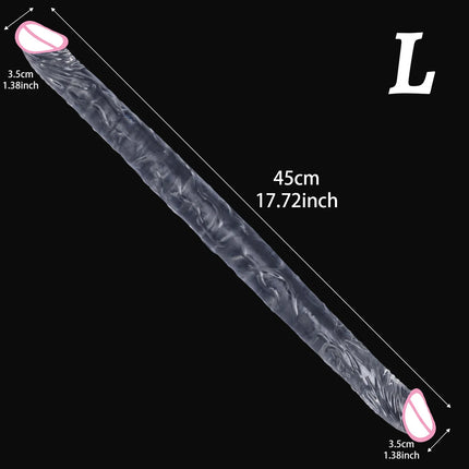 Double Ended Dildos Soft Silicone Long Dildos Penis Vaginal G-spot Massage Orgasm Dick Lesbian Masturbator Butt Plug Sex Toys 18
