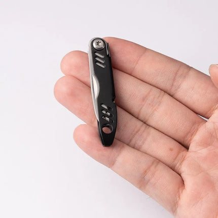Mobile phone card pick-up needle, keychain, batch bottle opening, multi-functional folding and cutting knife, portable