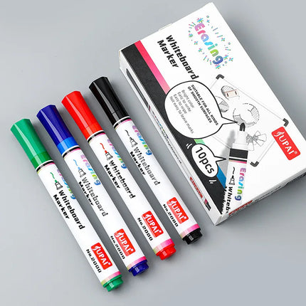 1/4pcs White Board Marker Pens Erasable Water-Based Marker Pens For Teaching Recommended Office Supplies A7932