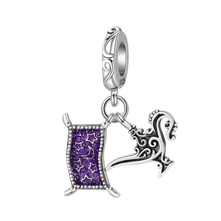 S925 Sterling Silver Charm Bead Angel Prayer Travel Memorial Pendant Fine Birthday Gift Fit Bangle Bracelet Necklace DIY Jewelry