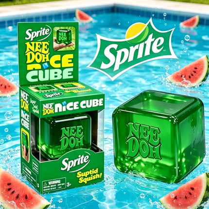 Sprite Limited Nee Doh Nice Cube Squishy Toy Stress Squishy Toy Soft Squeeze Fidget Toy for Office Anxiety Relief  Adults Gifts