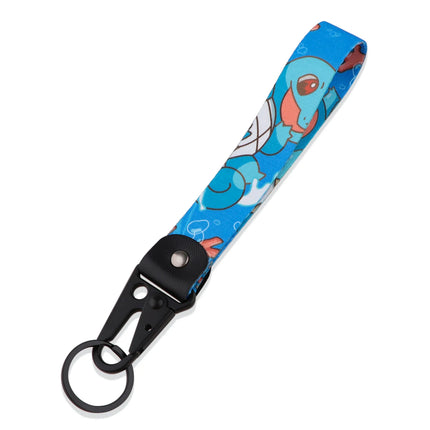 Cartoon Keychain Lanyard Cute Gengar Keyrings Wrist Straps for Backpacks Car Keys Holder Charm Anime Cosplay Accessories