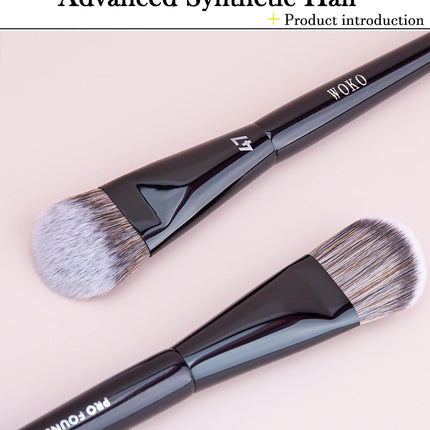 47 Foundation Brush Broom Shadow Liquid Cream Blending Blush Foundation Brush  Angled Professional Makeup Brush Cosmetic Tool