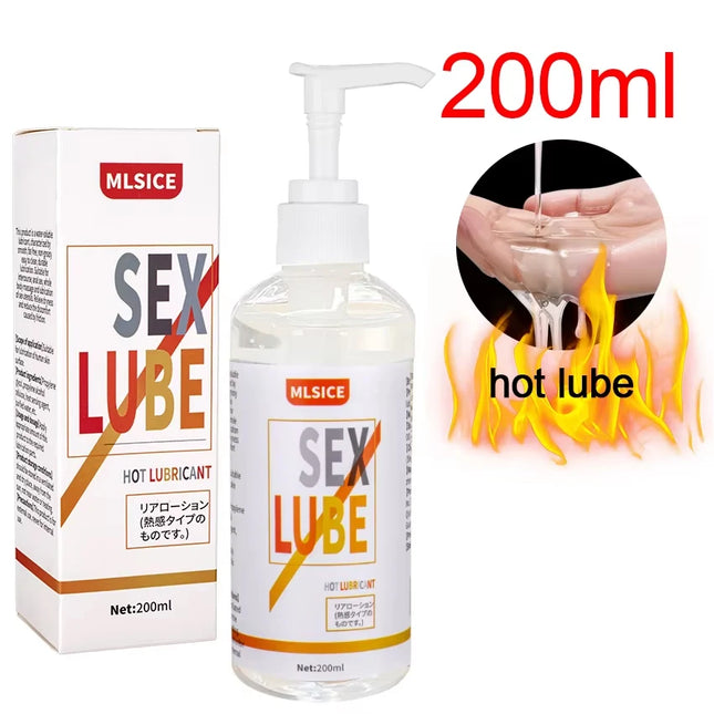 Anal Lubricant For Sex Semen Lube Water Based Heat Lubrication Gay Vaginal Intimate Sex Game Gel Masturbation Lubricants Product