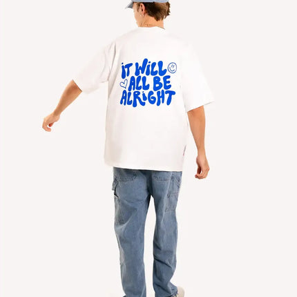 Streetwear Oversized Y2K Unisex New Trend Print Cotton Round Neck Short Sleeve Fashion Casual Loose T-Shirts Fashion Tops
