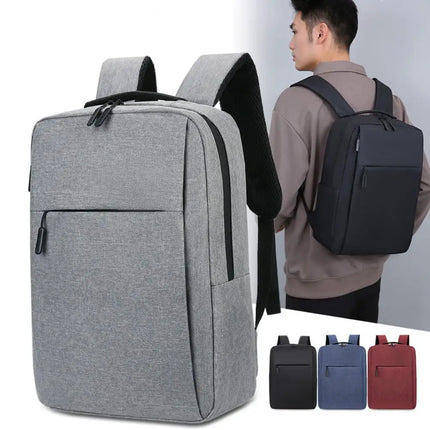 Trendy Men's Minimalist Backpack Versatile Backpack Large Capacity School Student Backpack Rucksack Computer Travel Bag Unisex