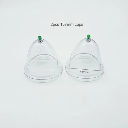 Big Size Vacuum Cupping Breast & Buttocks Enlargement Massager Suction Pump Machine Butt Lifting Device Back Massage Cans