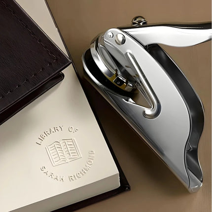 Custom Stamps Personalized Embosser Stamp Logo Customized Wedding Library Book Private Party Invitation Brass Embossing Seal DIY