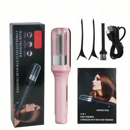 Charging split hair clipper is a rechargeable household tool hair clipper suitable for drying damaged split, broken, fragile, st