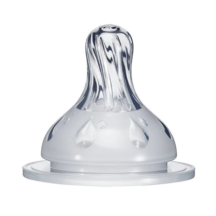 5cm Baby Silicone Wide Mouth Nipples Pacifier 100% Bpa Free Liquid Silicone Wide Neck Bottle Nipple Pacifiers Anti-Colic Hole
