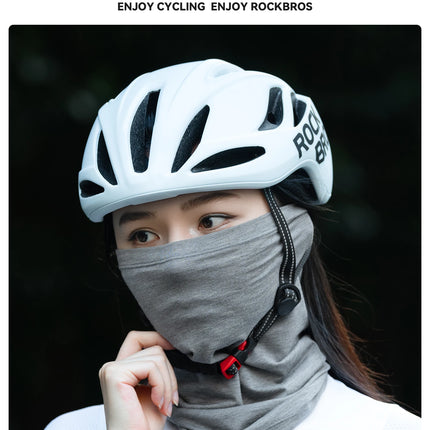 ROCKBROS Windproof Fleece Neck Warmer Winter Scarf Tencel Wool Bandana Mask Snowboard Skiing Outdoor Scarf Balaclava Unisex