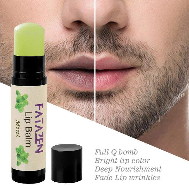 Organic Honey Lip Balm Mint Flavor Eco-Friendly Chapstick Shea Butter Lip Balm For Men