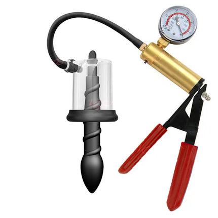 PRO Manual Vacuum Anal Pump Anus Dilator Stimulator Butt Plug Penis Pump Anal Plug Sex Toys For Man Women Vagina Sucking Adult