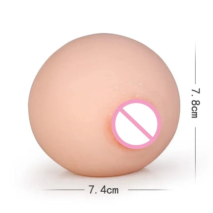 TPE Artificial Breasts Men's Masturbation Sex Toys Realistic Soft Chest Vagina for Adult Man Sexy Boobs Adult Products 18+