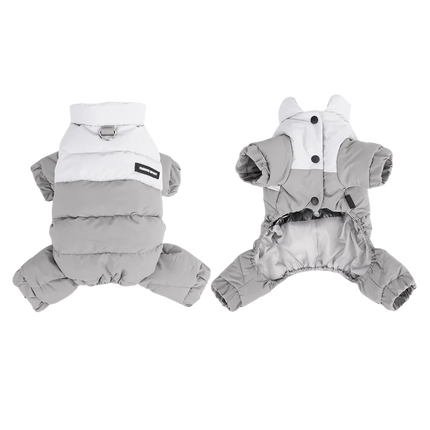 Winter Warm Dog Jacket Waterproof Dog Clothes for Small Medium Dogs Four Legs Chihuahua French Bulldog Jumpsuit Puppy Outfits