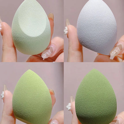 4pc/8pc Soft Makeup Sponge Dry Wet Dual Use Cosmetic Puff Foundation Concealer Highlight Blender Make Up Beauty Tool Accessories
