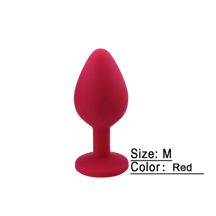 Silicone Butt Plug Anal Plug Unisex Sex Stopper 3 Different Size Adult Toys for Men/Women Anal Trainer for Couples 18+ Sex Shop
