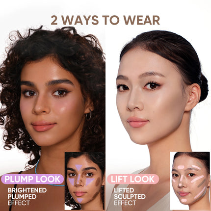 JUDYDOLL LIQUID CONTOUR AND UNDER EYE BRIGHTENING DUO
