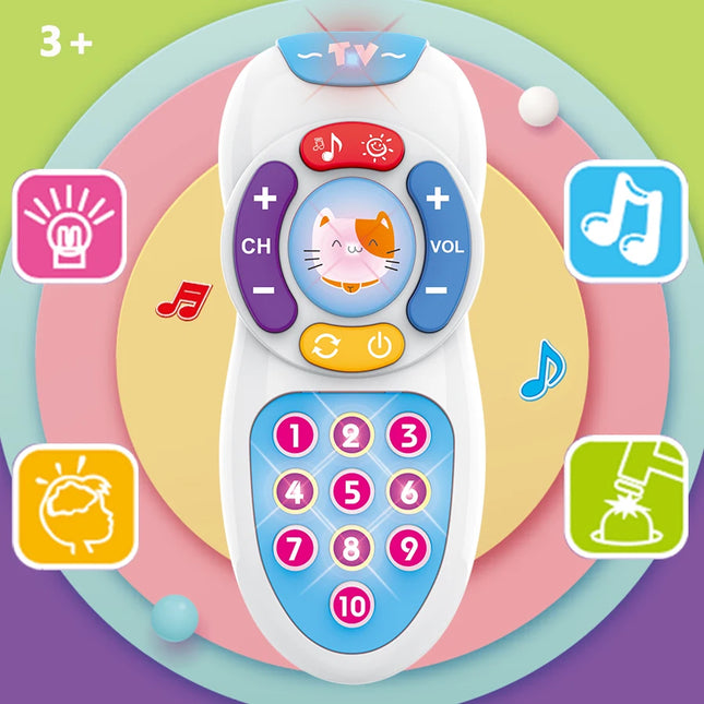 Baby Remote Control Toys Montessori Early Education Mobile Phones for Babies Soft Lighting and Gentle Lullabies Baby Easter Holi