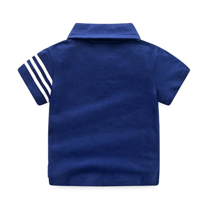 Summer casual new short-sleeved children's T-shirt Korean version sports short-sleeved T-shirt for boys polo shirt short-sleeved