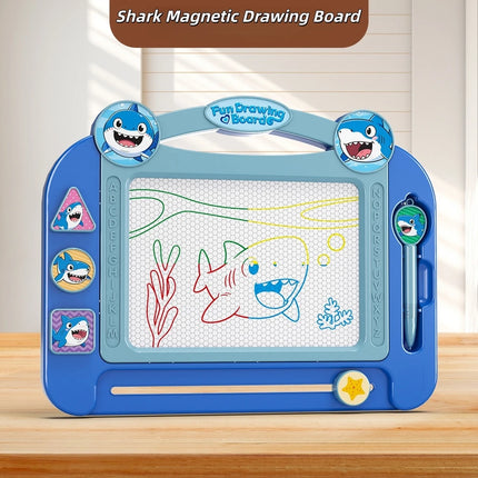 Children's colored magnetic drawing board graffiti erasable drawing writing board magnetic suction stimulates painting talent to